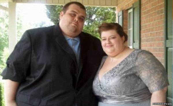 Молодая пара из США смогла похудеть на 235 кг (8 фото)
