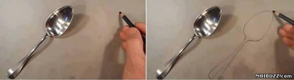 Как нарисовать ложку (6 фото)