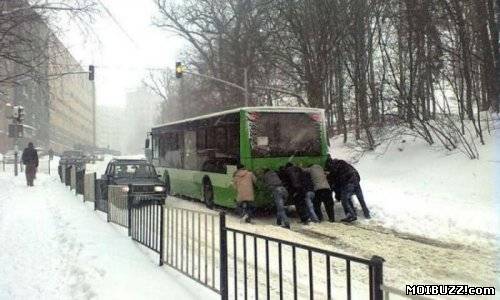 Снежный апокалипсис в Ростове-на-Дону (10 фото)