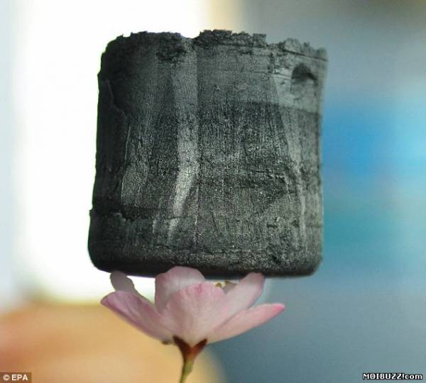 Китайскими учеными создан самый легкий в мире твердый материал (4 фото)