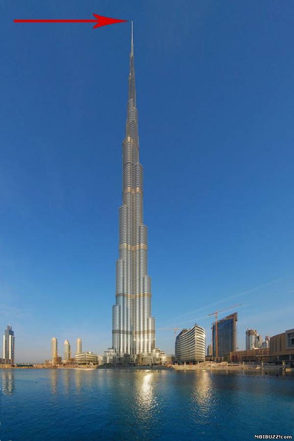 Потрясающий вид с самого высокого здания в мире (3 фото)